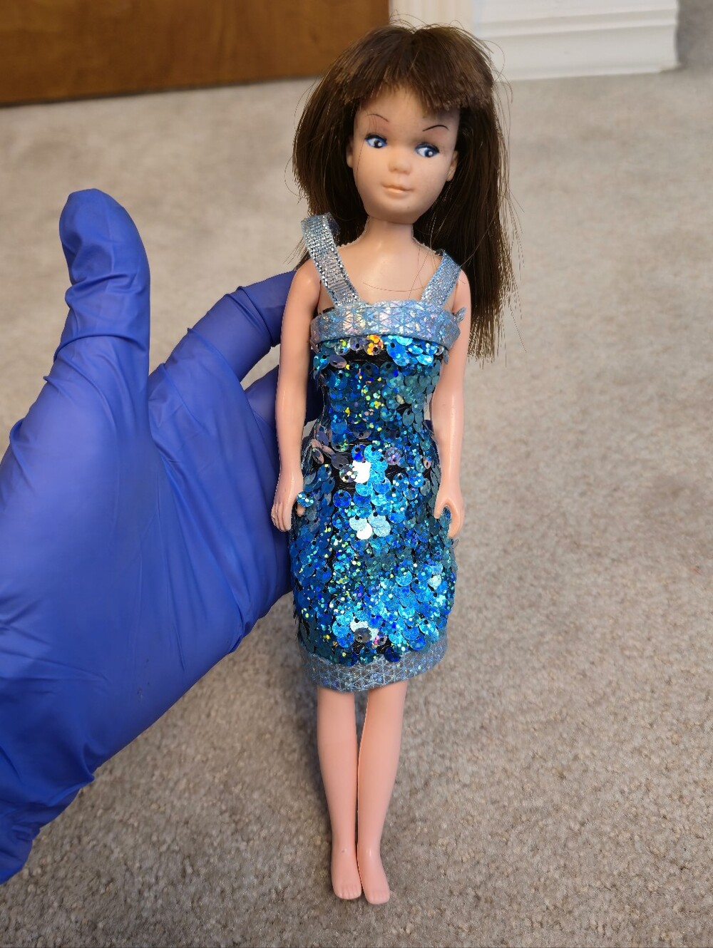 Original Vintage 1963 Barbie Sister Skipper Brunette - Picture 6 of 6